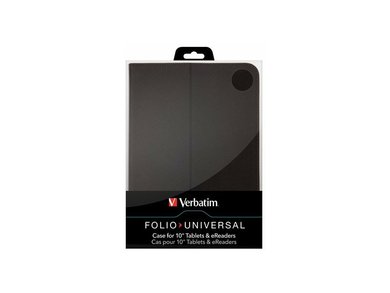 VERBATIM VF98540 Táblagép tok, univerzális Folio, fekete