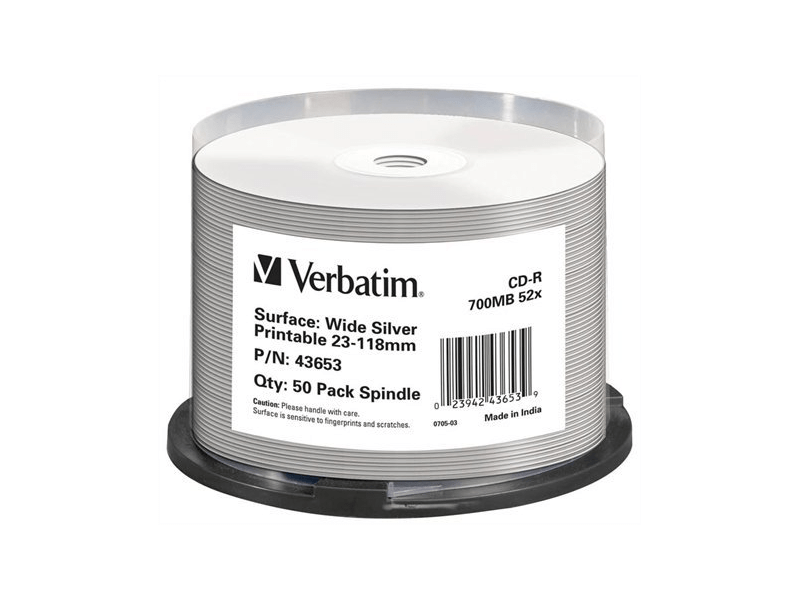 VERBATIM CDV7052B50NS CD-R lemez