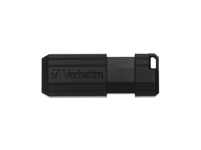 VERBATIM UV16GPF PinStripe Pendrive, 16GB, USB 2.0, Fekete (49063)