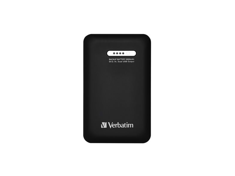 Verbatim V49953 PowerBank 9000 mAh, Fekete