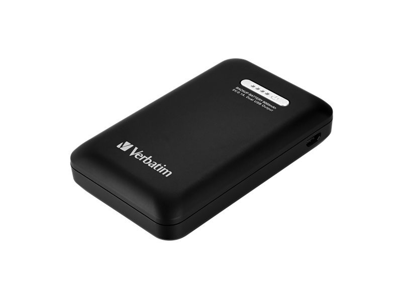 Verbatim V49953 PowerBank 9000 mAh, Fekete