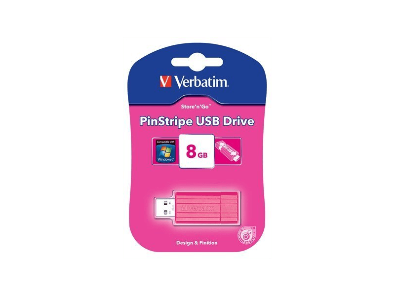VERBATIM UV8GPC Pendrive (ciklámen)
