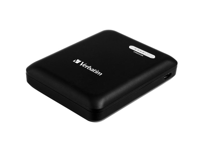 Verbatim V98343 2xUSB PowerBank 12000 mAh, Fekete