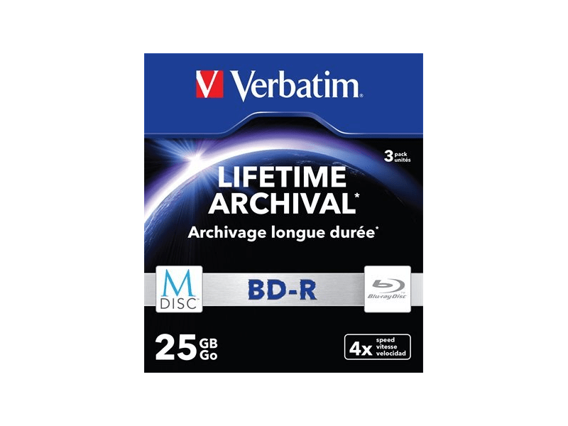 VERBATIM BRV-4ARV3 BD-R BluRay lemez