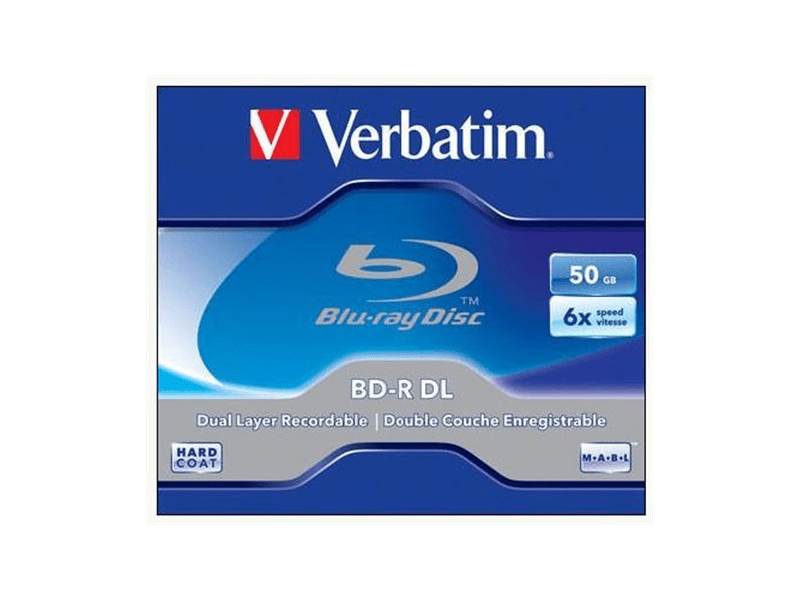 VERBATIM BRV-6DL BD-R BluRay lemez