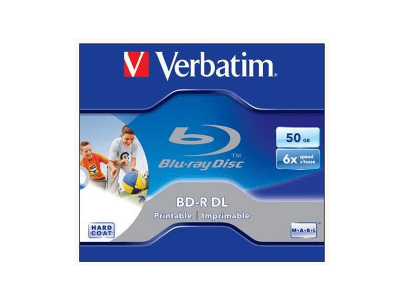 VERBATIM BRV-6DLN BD-R BluRay lemez, kétrétegű