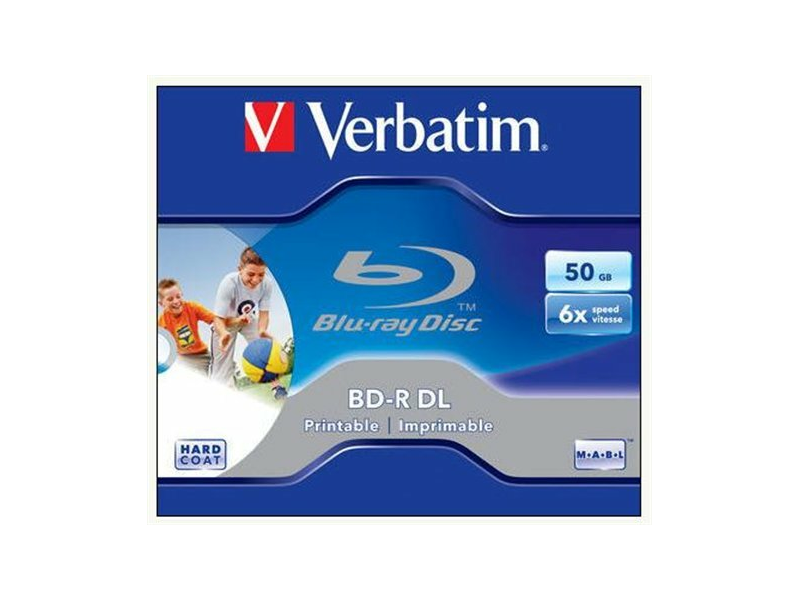VERBATIM BRV-6DLN BD-R BluRay lemez, kétrétegű