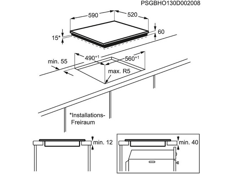 ELECTROLUX EHI6340FOK Beépíthető indukciós főzőlap
