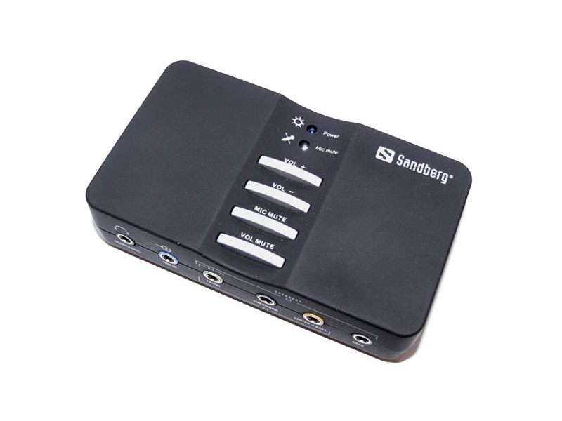 SANDBERG SAHK358 Külső hangkártya,Sound Box 7.1