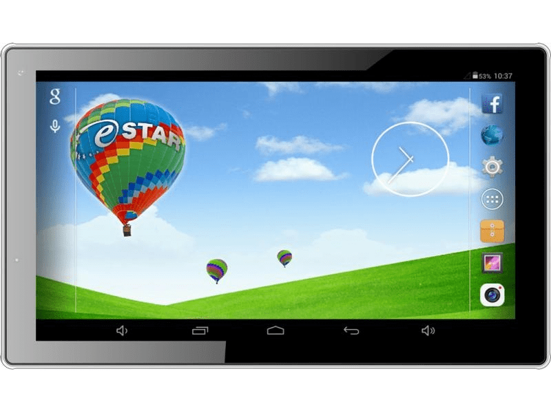 eSTAR GRAND HD Quad Core 10.1 8GB, fekete