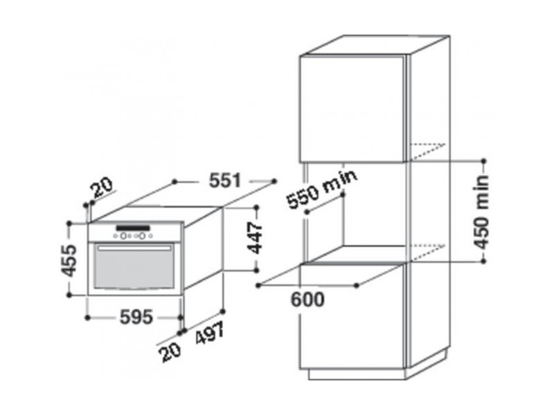 WHIRLPOOL AMW 698/IXL