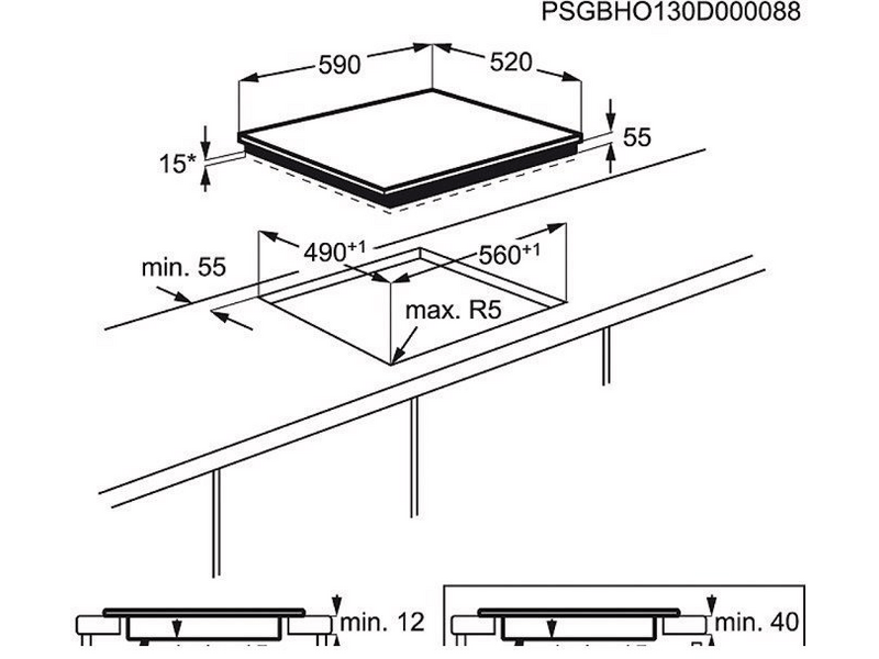 ELECTROLUX EHD6740FOK Beépíthető indukciós főzőlap