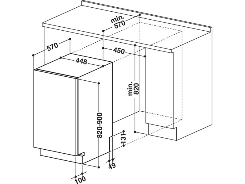 WHIRLPOOL ADG 522 IX