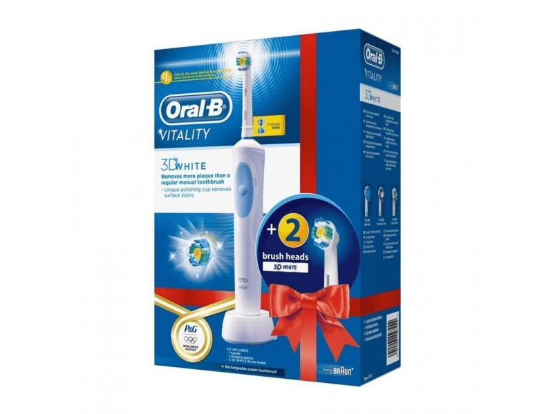 Oral-B 3D White+2 db 3D White pótfej-D12