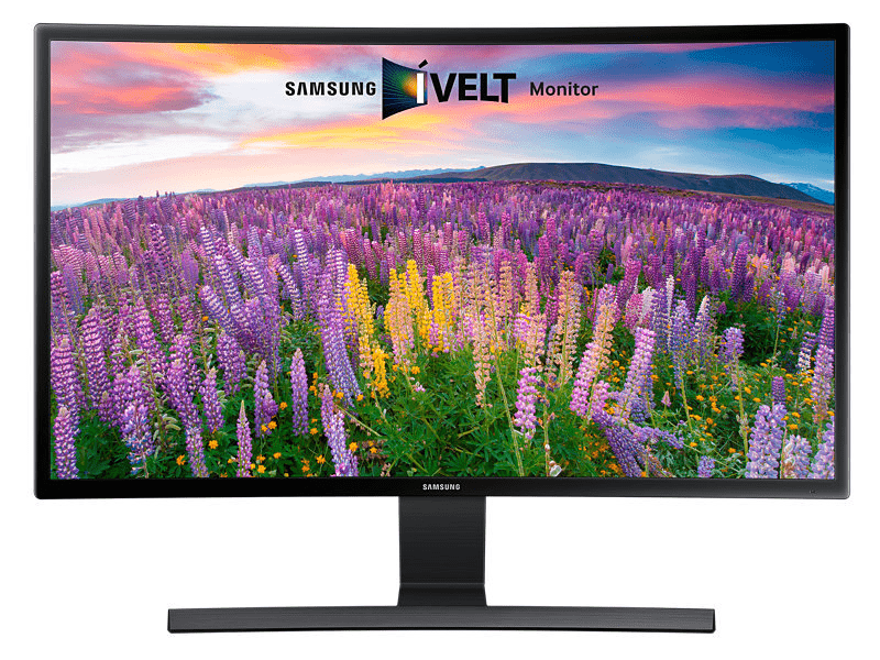 SAMSUNG S27E510C 27 colos ívelt monitor matt fekete külsővel