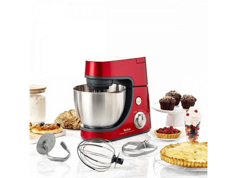 TEFAL QB504G38 Masterchef Gourmet Red Ruby Keverőtálas Robotgép