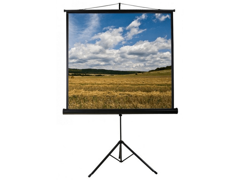 Funscreen Tripod hordozható vetítővászon, 1:1, 200x200 cm, matt fehér (10.110.200.R)