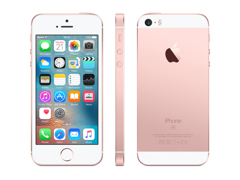 Apple iPhone SE 16 GB Kártyafüggetlen Mobiltelefon, Rose