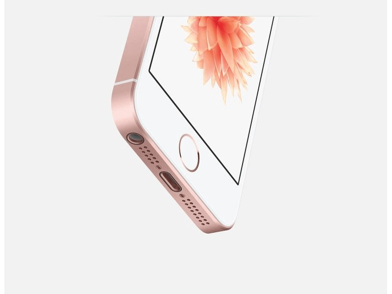Apple iPhone SE 16 GB Kártyafüggetlen Mobiltelefon, Rose