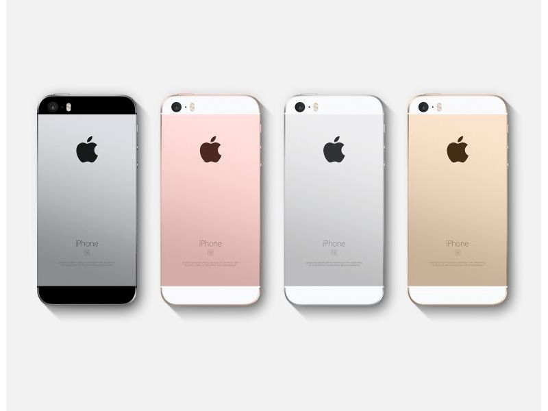 Apple iPhone SE 16 GB Kártyafüggetlen Mobiltelefon, Rose
