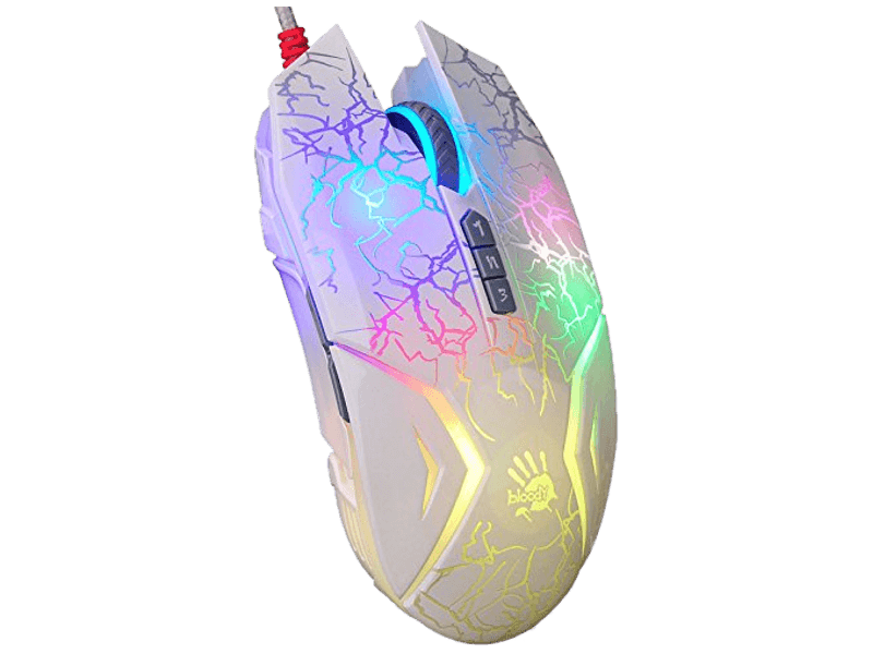 A4TECH Bloody N50 Gamer egér - fehér