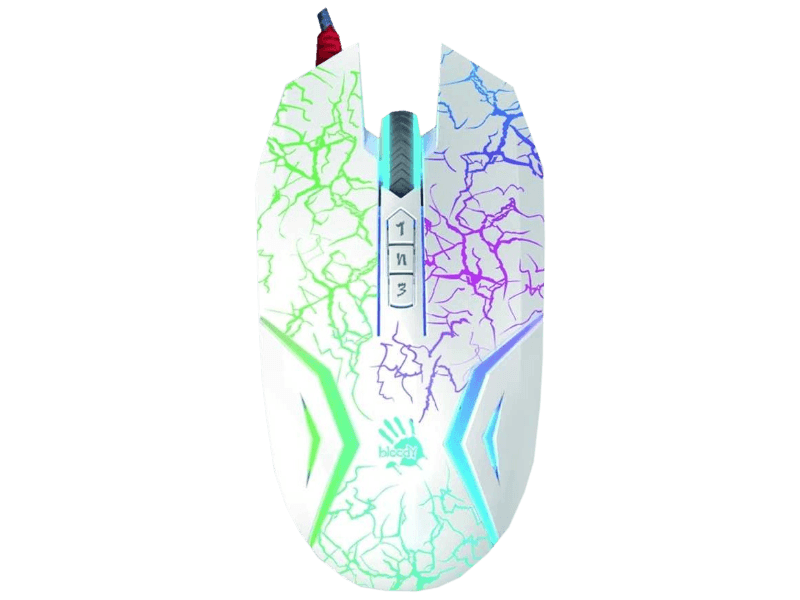 A4TECH Bloody N50 Gamer egér - fehér