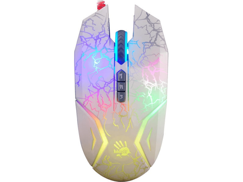 A4TECH Bloody N50 Gamer egér - fehér
