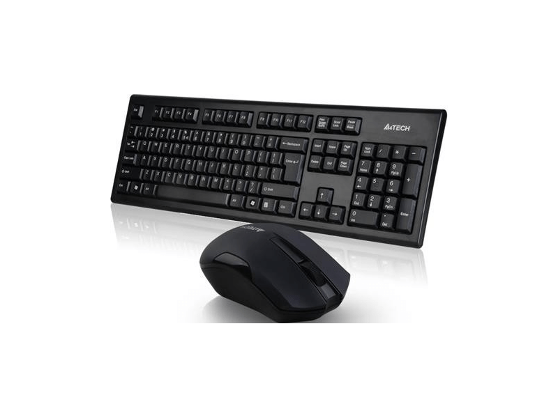 A4TECH 3000N COMBO Billentyűzet + egér - fekete