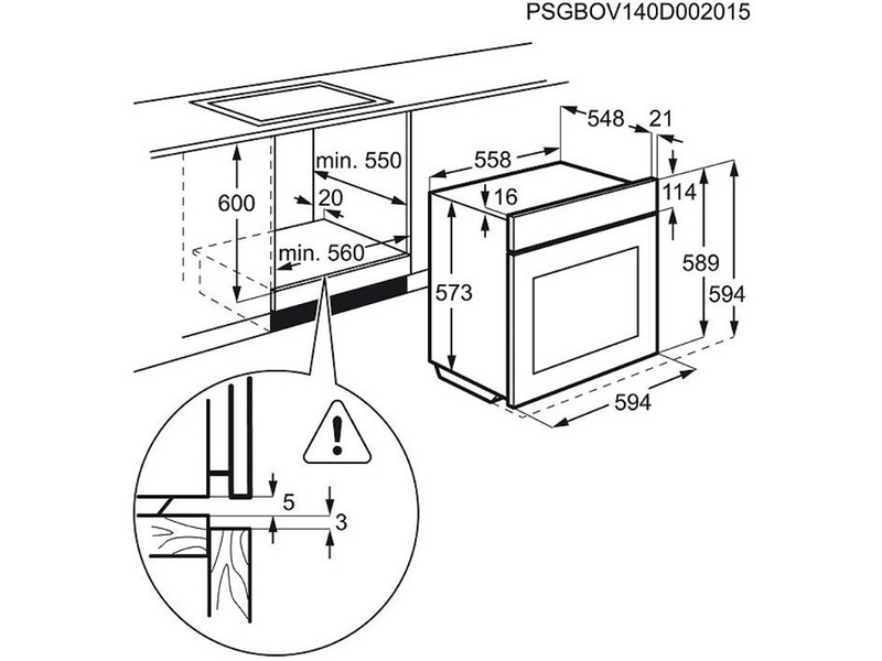 ELECTROLUX EOA5654AOX PlusSteam funkciós sütő