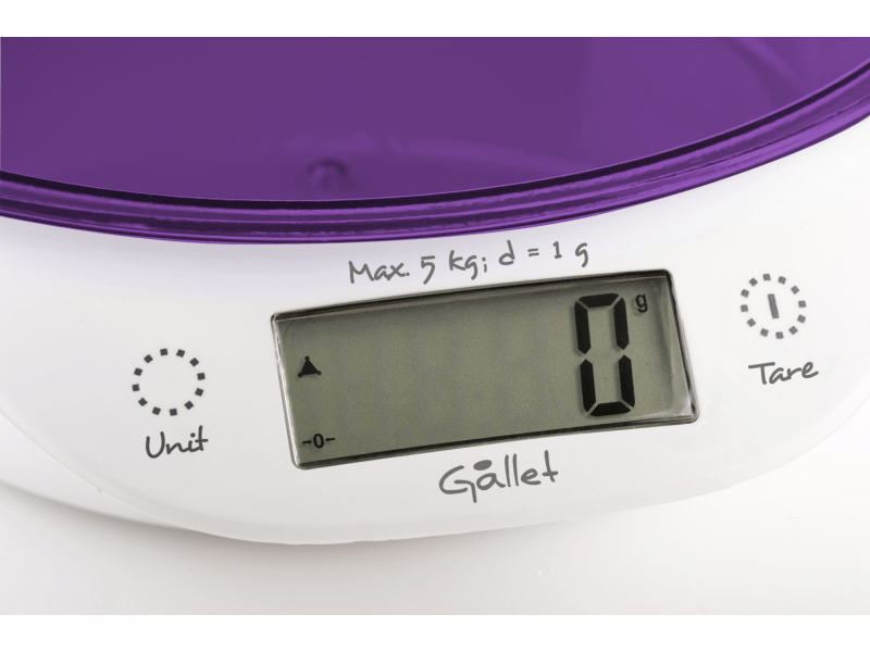 GALLET BAC 867 konyhai mérleg, Lila
