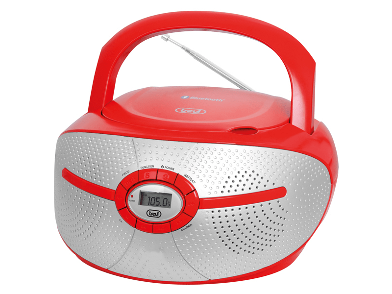 TREVI CMP552 Bluetoot-os CD-s Rádió (Piros)
