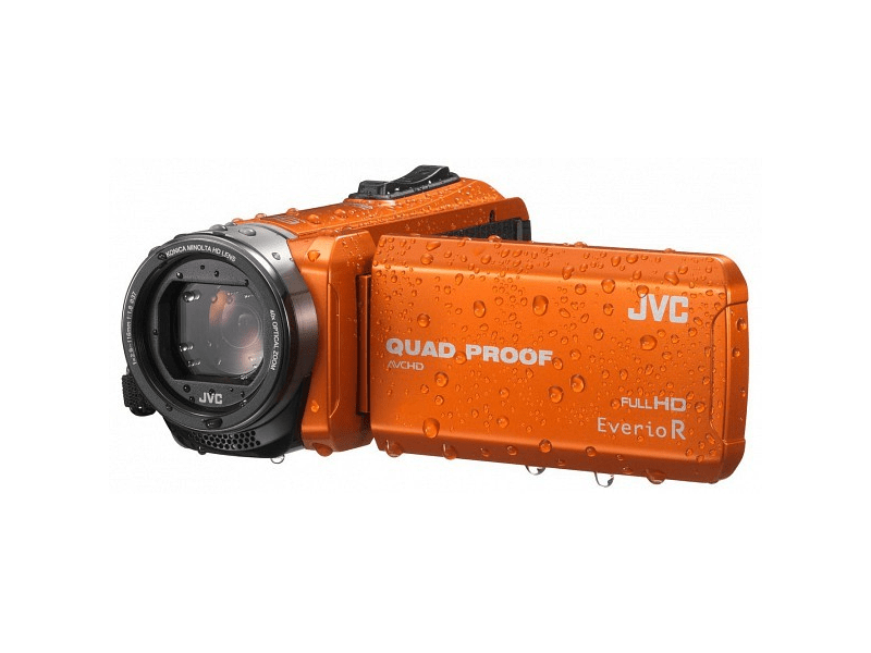 JVC GZ-R415DEU Quad-Proof Full HD Videokamera, Narancs