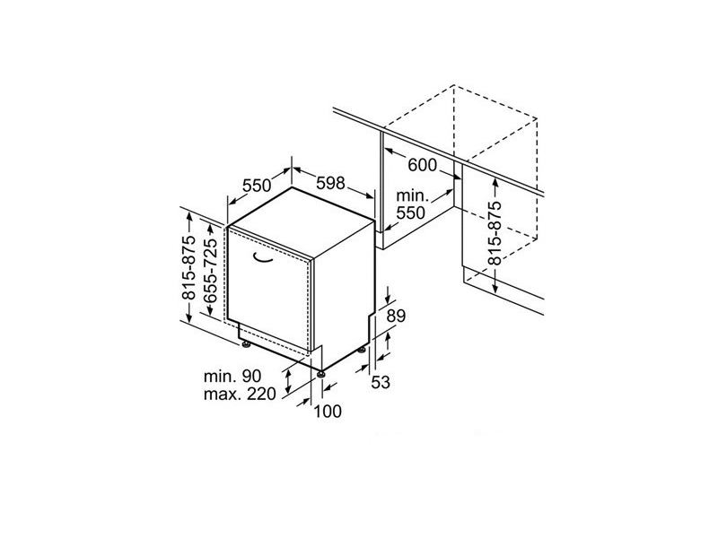 BOSCH SMV41D00EU Mosogatógép