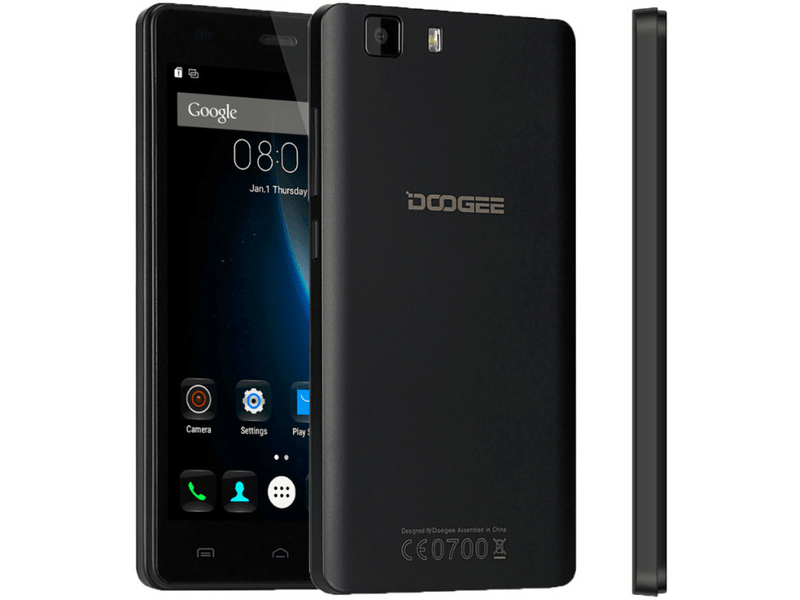 Doogee X5 Dual SIM 8 GB Kártyafüggetlen Mobiltelefon, Fekete