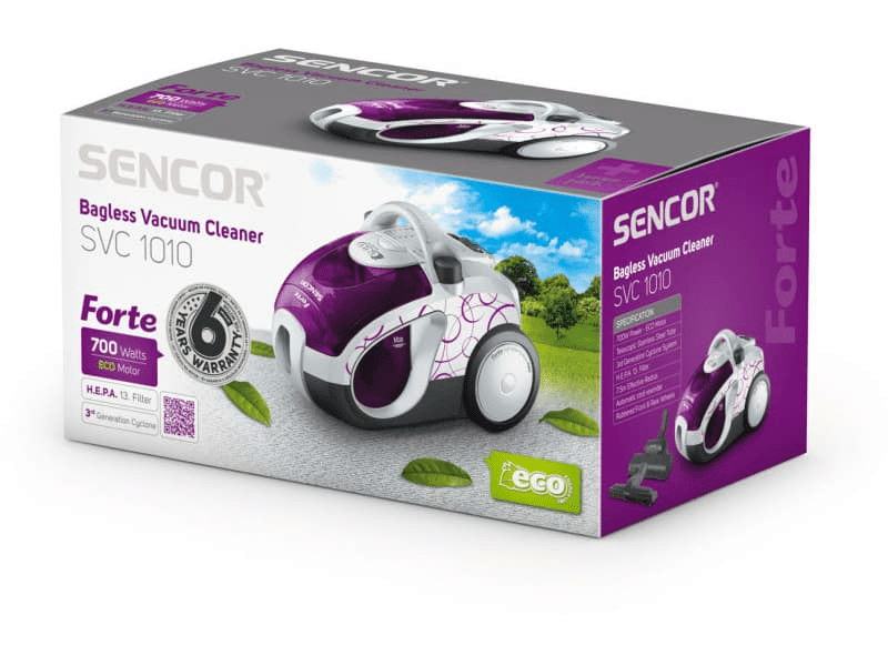 Sencor SVC 1010-EUE2 Forte porzsák nélküli porszívó
