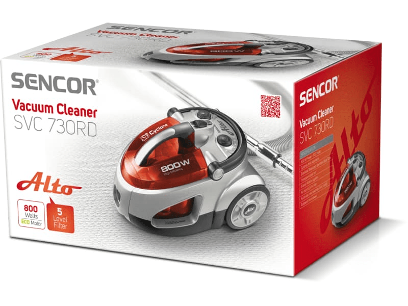 Sencor SVC 730RD-EUE2 Porzsák nélküli porszívó