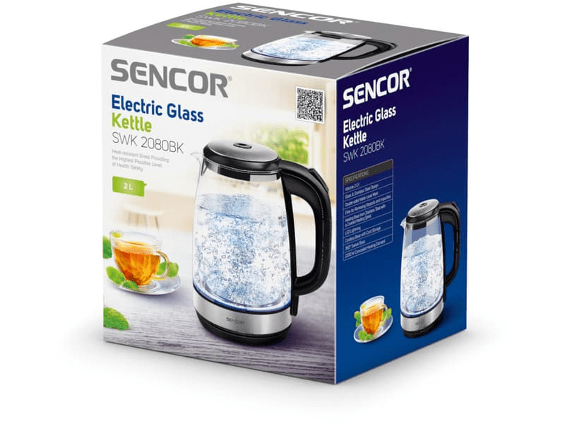 Sencor SWK 2080BK stakleno kuhalo za vodu