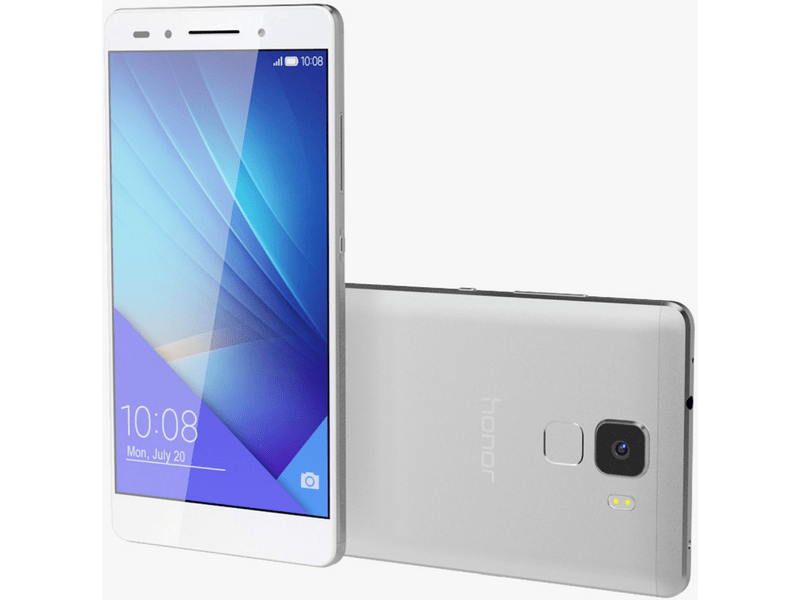 Honor 7 Dual SIM 16 GB Kártyafüggetlen Mobiltelefon, Ezüst