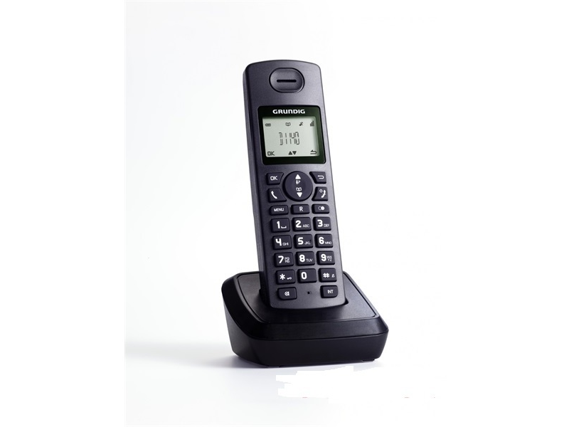 Grunding D1140 Dect Telefon, Fekete