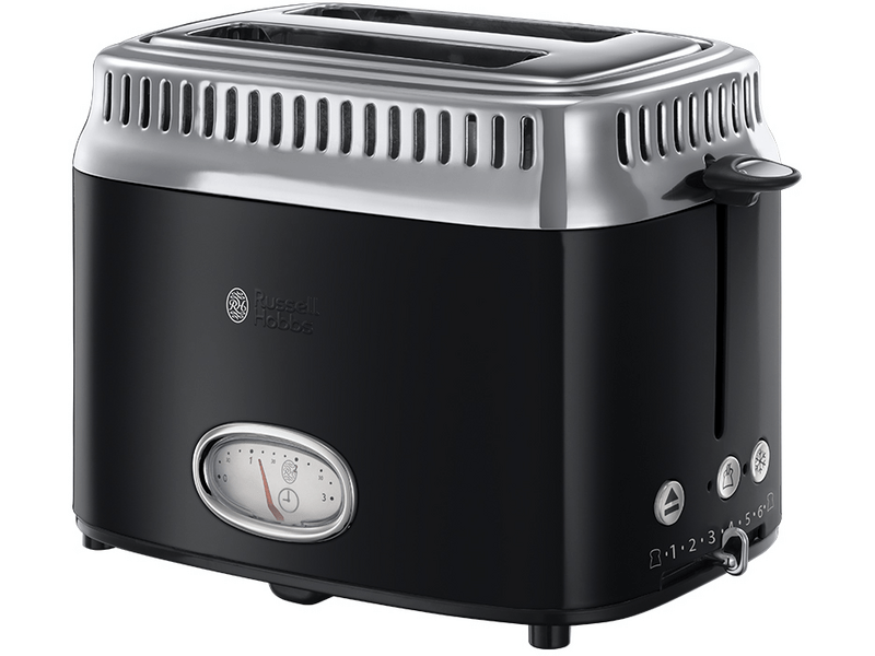 RUSSELL-HOBBS 21681-56 RETRO FEKETE KENYÉRPIRÍTÓ