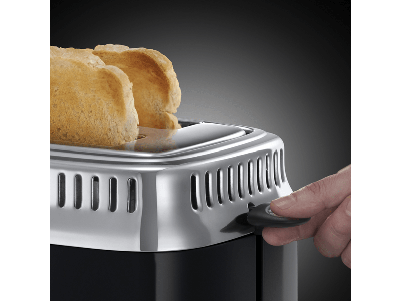 RUSSELL-HOBBS 21681-56 RETRO FEKETE KENYÉRPIRÍTÓ