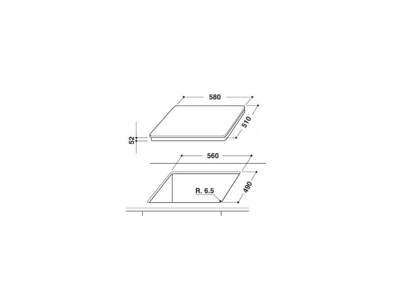 ARISTON KIU642FB Beépíthető indukciós főzőlap