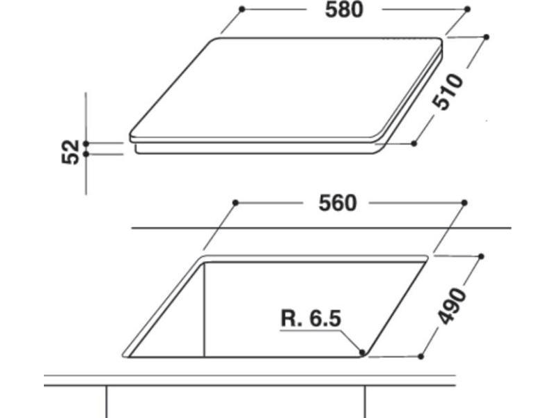 ARISTON KID641BB Beépíthető indukciós főzőlap