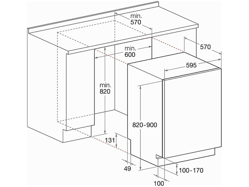 ARISTON LTF11M132CEU Beépíthető mosogatógép
