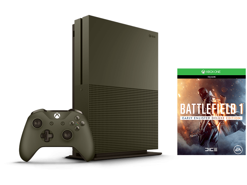 Xbox One gép S 1TB+Battlefield1 LE