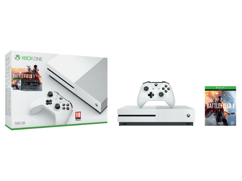 Xbox One S 500GB+Battlefield 1