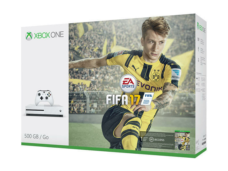 Xbox One gép S 500GB+FIFA 17+LIVE