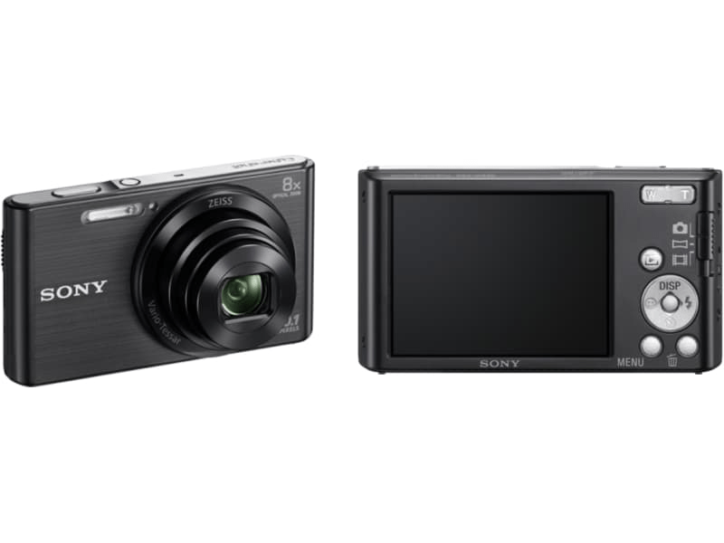 Sony Cyber-Shot DSC-W830 20,1 MPx Fényképezőgép, Fekete + 16 GB SD + Tok