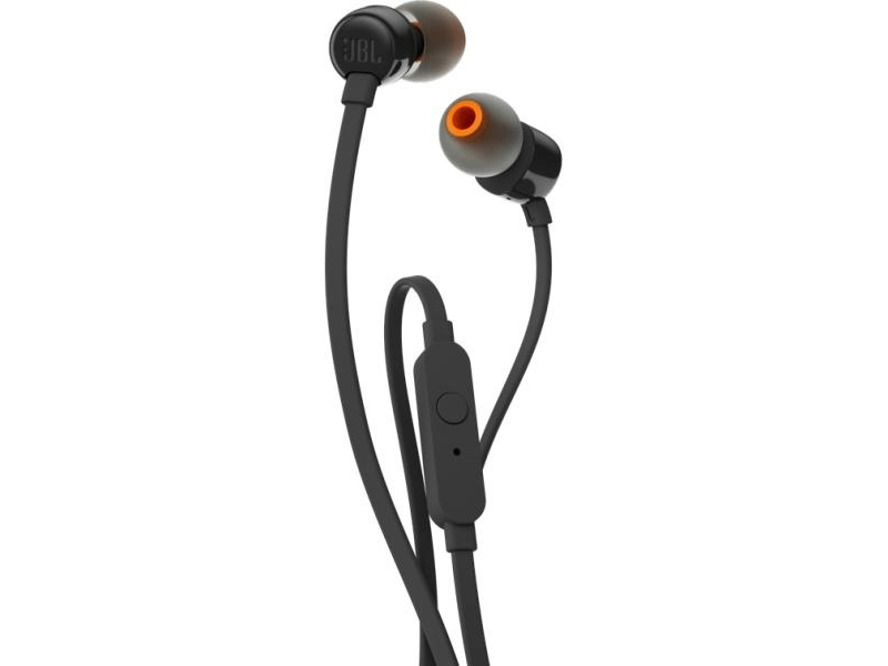 JBL T110 In-Ear Headset, crne