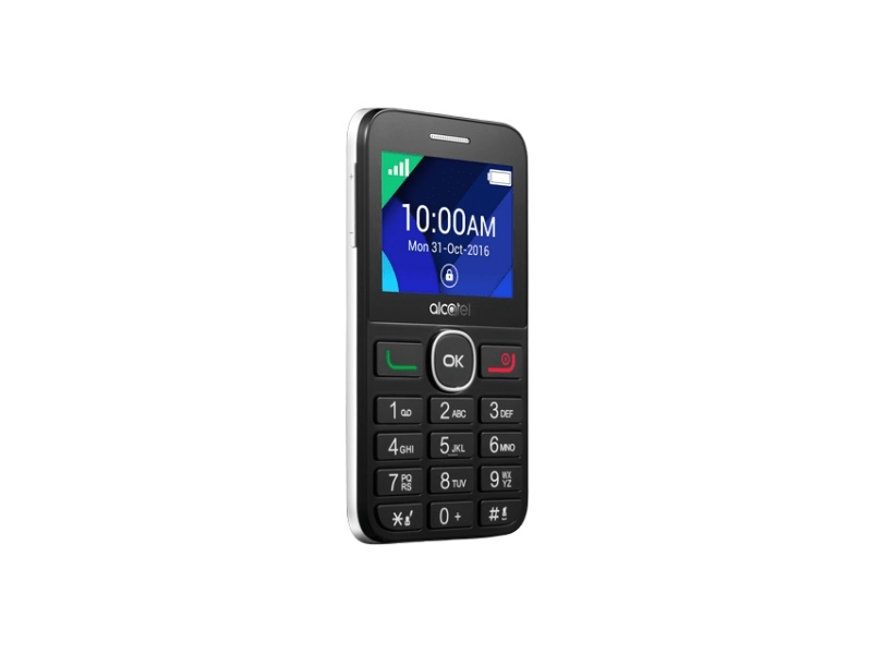 Alcatel OT2008 Kártyafüggetlen Mobiltelefon, Fehér